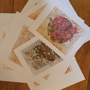 VIVIAN THIERFELDER VINTAGE FLORAL ART PRINTS, Unframed